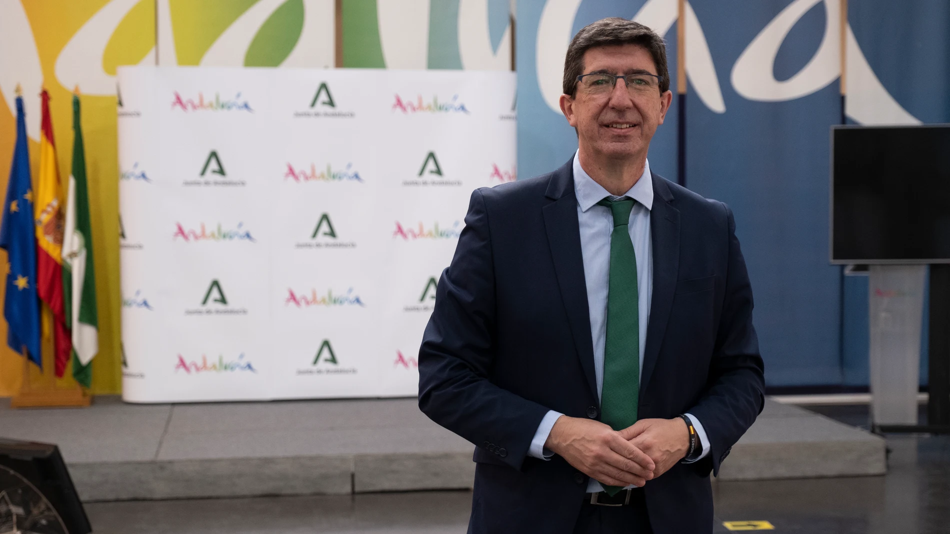 Juan Marín Lozano, vicepresidente y consejero de Turismo, Regeneración, Justicia y Administración Local de la Junta de Andalucía