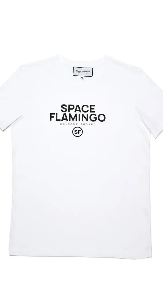 Camiseta Space Flamingo.