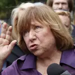 La autora Svetlana Alexievich en una foto de archivo en Minsk