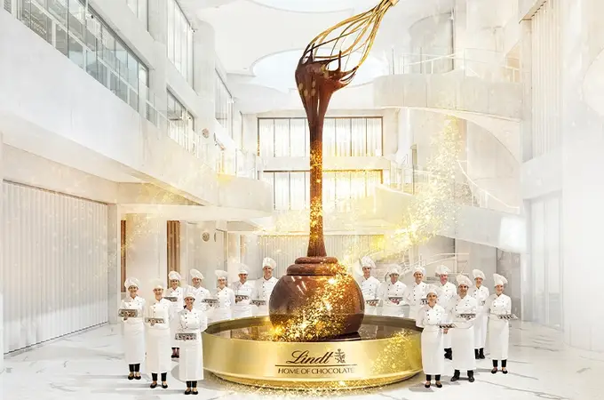 El paraíso del chocolate más grande del mundo es esta impresionante tienda de Lindt