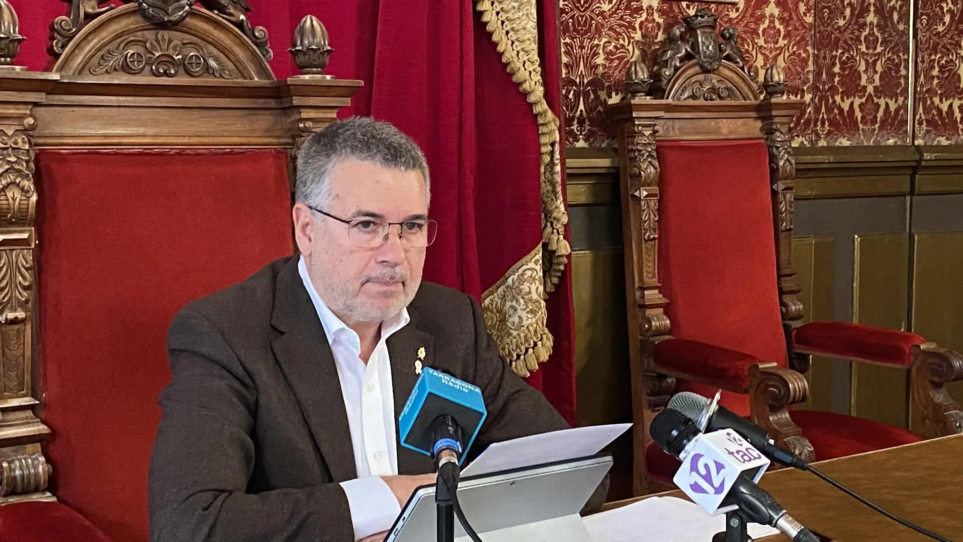 Una imagen del alcalde de Tarragona Pau Ricomà