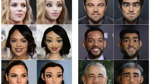 Cara famosos pixar