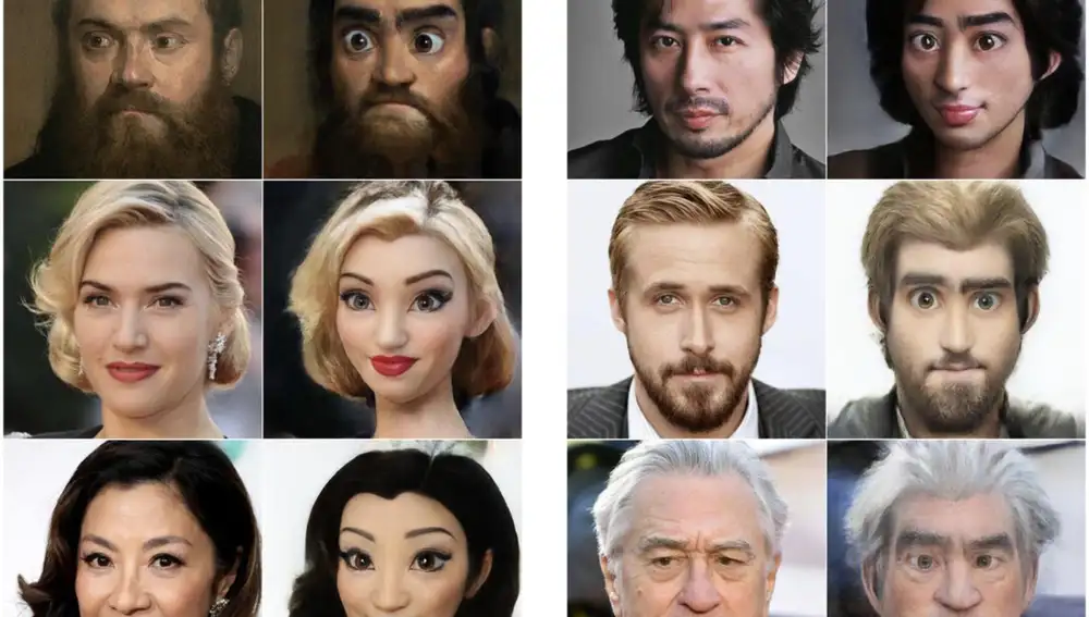 Winslet y Gosling, entre los famosos convertidos en dibujos de Pixar y Disney