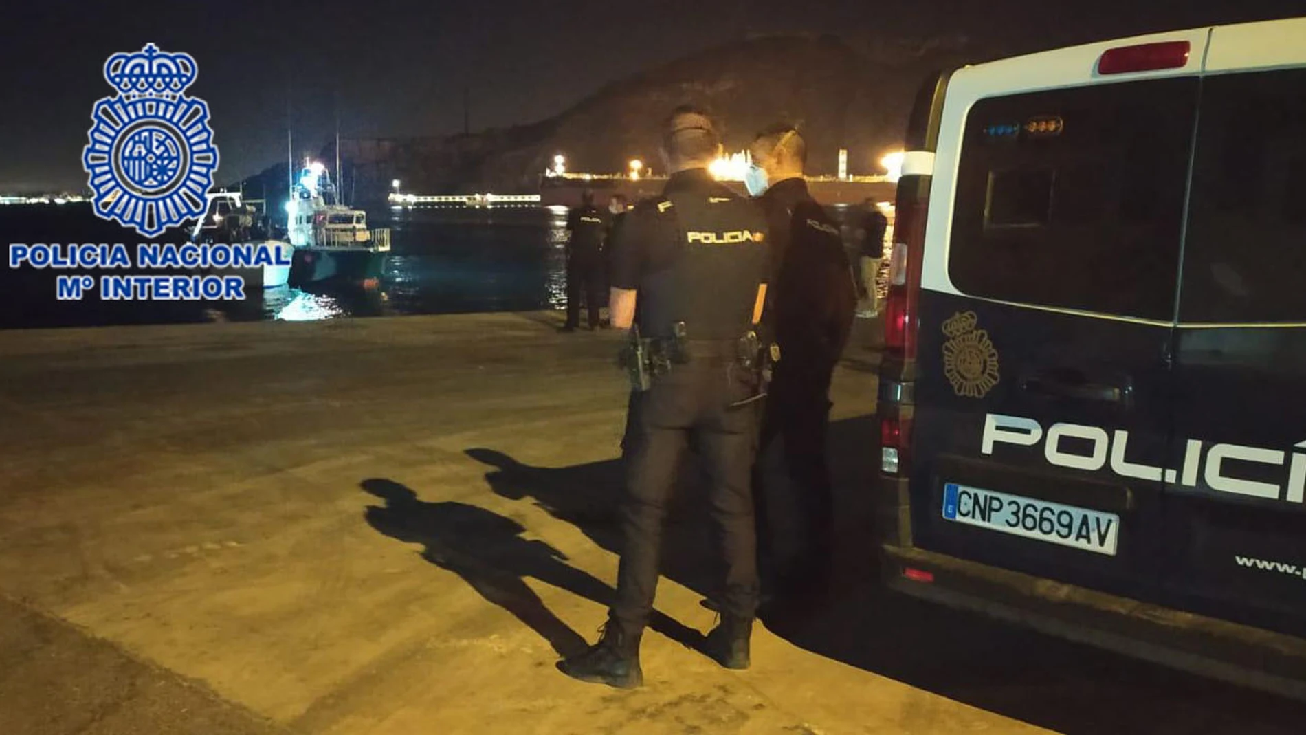 Imagen de los agentes de la Policía Nacional