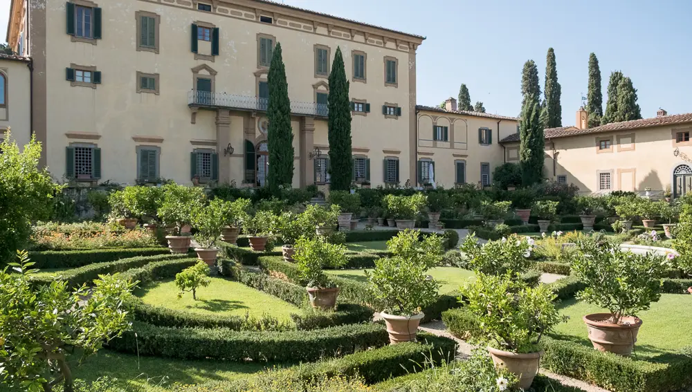 El Jardín italiano de la villa, uno de los más famosos de la Toscana