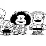 Los personajes de "Mafalda"