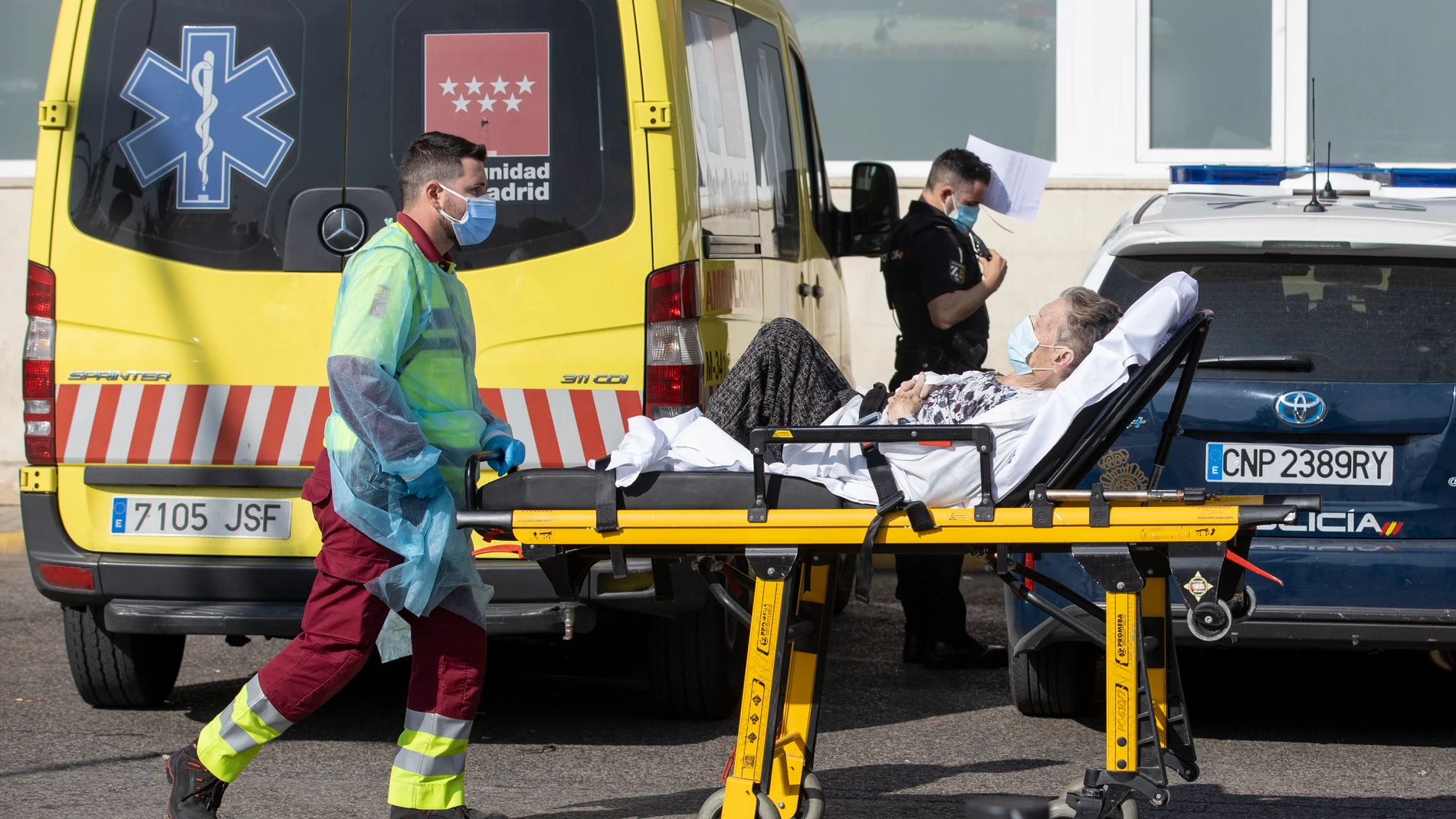 Estado del acceso a urgencias en el Hospital 12 de Octubre de Madrid