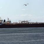El buque cisterna iraní Forest atracado en el puerto de El Palito en Venezuela