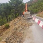 Arreglos de la carretera de acceso a Jubrique desde Peñas Blancas