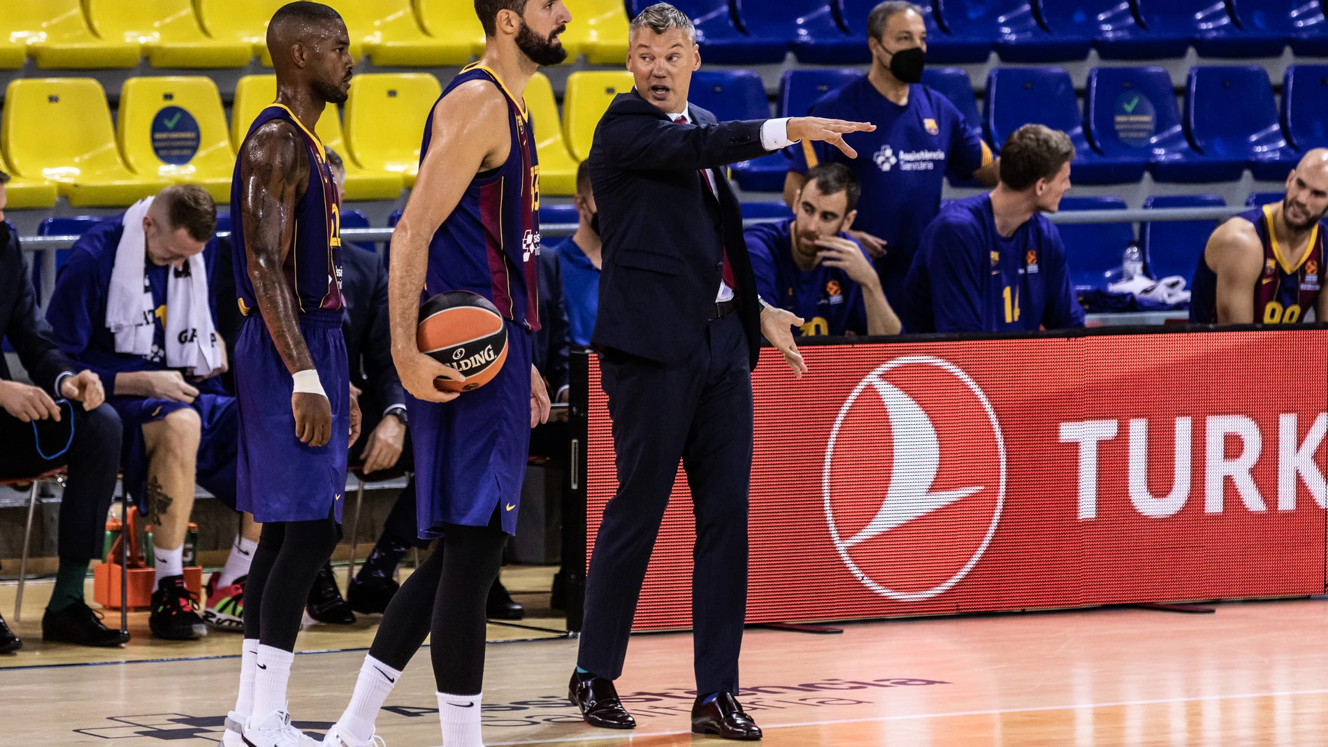 Sarunas Jasikevicius, en el partido de la pasada semana ante el CSKA. Luego dio positivo