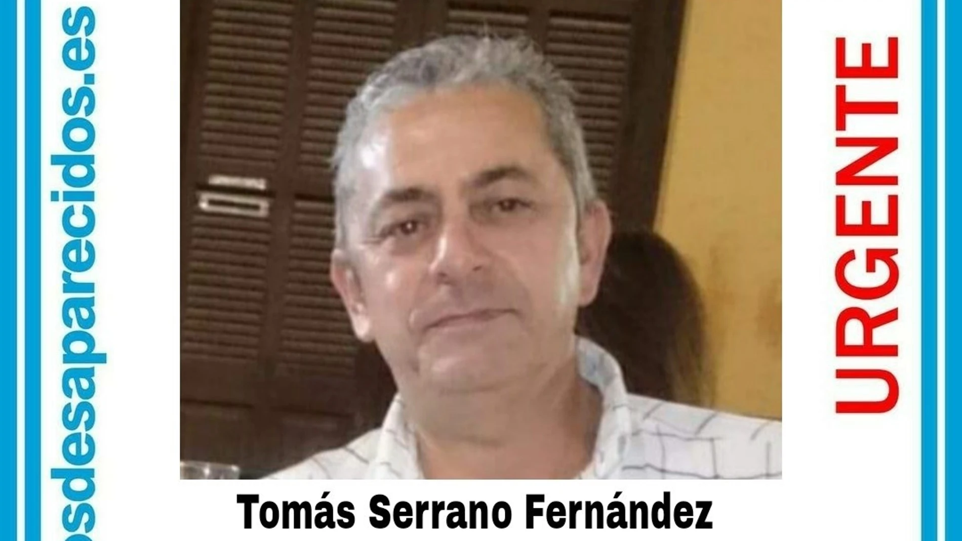 Fotografía con el desaparecido.SOSDESAPARECIDOS.02/10/2020
