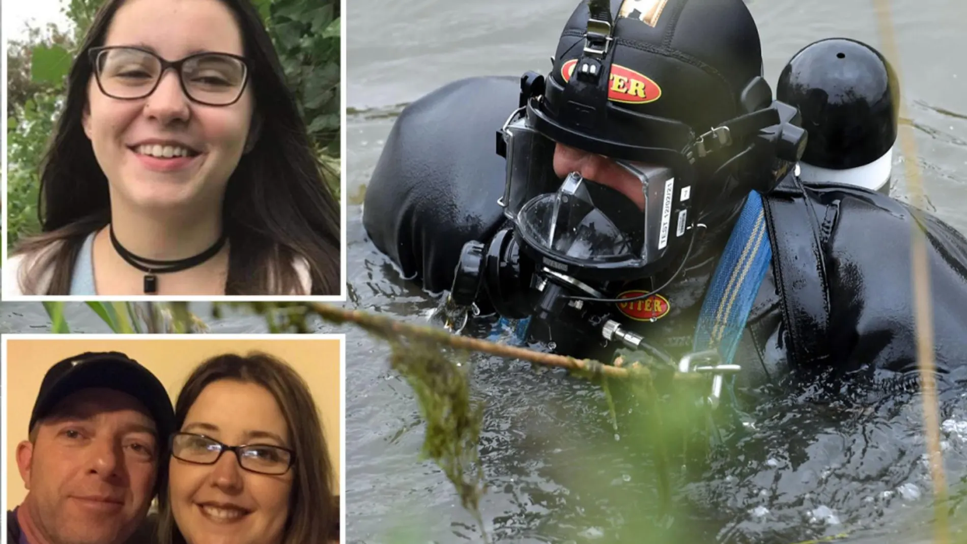 Un equipo de buceo trató de hallar a Bernadette en un río de los alrededores de Peterborough (Reino Unido)