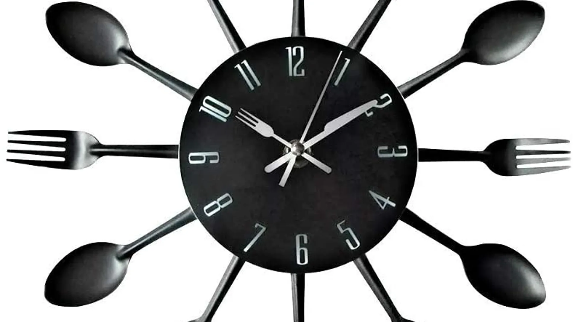 Reloj De Pared Cocina Oficina Analogo 20 Cm Grande Moderno