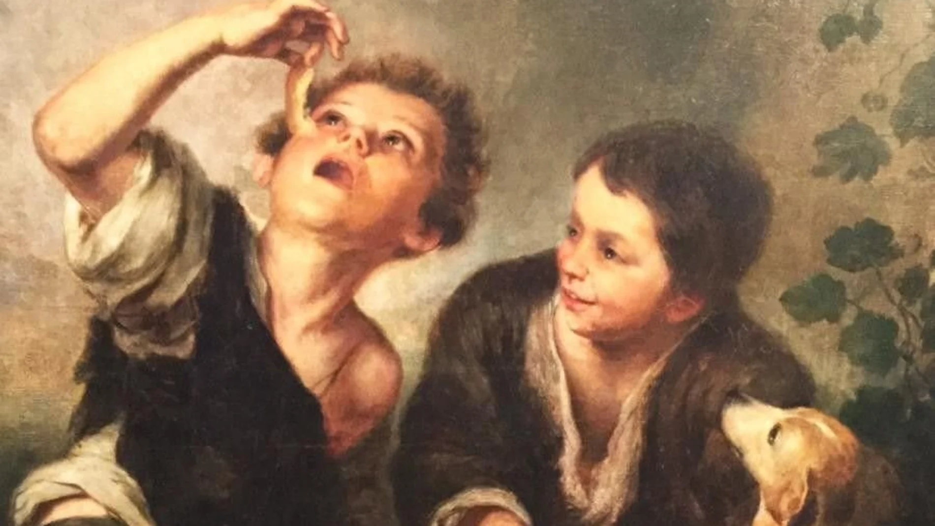 El cuadro de Murillo “Niños comiendo pastel” pintado entre los años 1670 y 1675