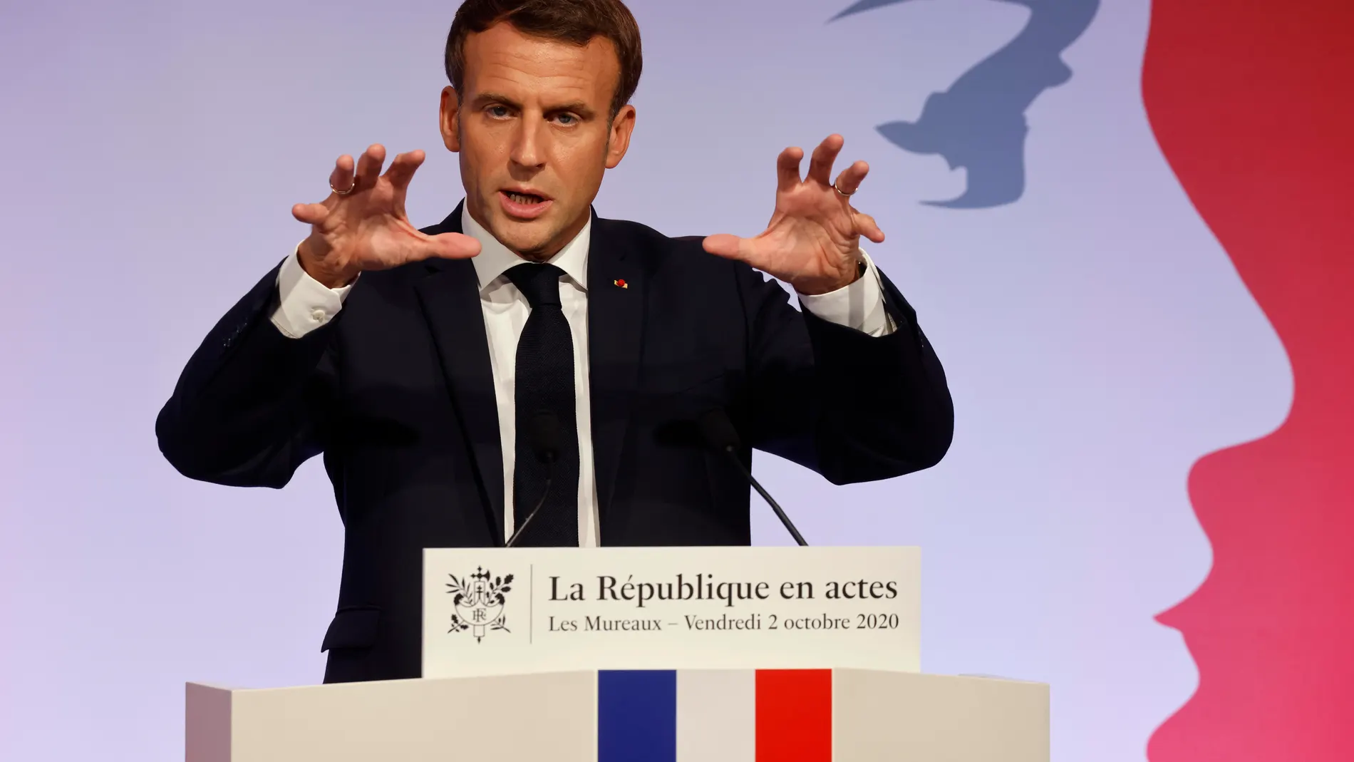Macron anuncia su nuevo plan contra el “separatismo islámico” en Francia