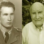 Jaume Calbet, cuando estuvo en el Ejército (imagen de la izda.), y en una foto reciente