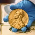 Imagen de archivo de la medalla de les Premio Nobel