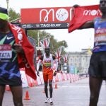 Eliud Kipchoge cruzó octavo la meta del maratón de Londres