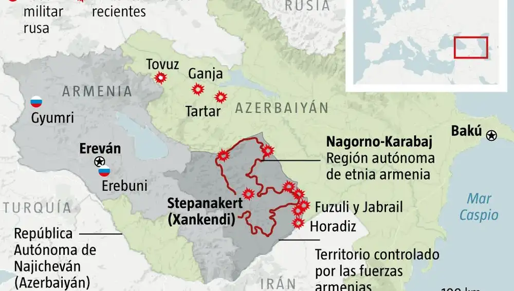 Conflicto Armenia Azerbaiyán