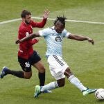 Joseph Aidoo con el Celta de Vigo. (EFE)