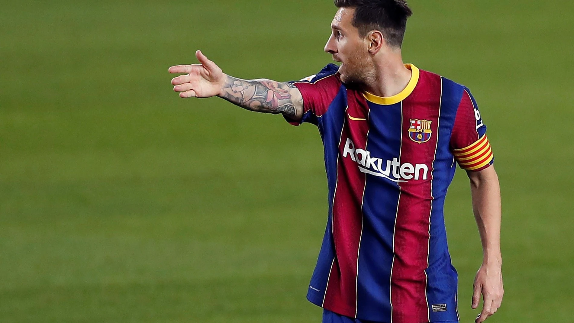 Leo Messi con el Barcelona.