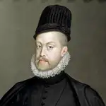 Felipe II vistió de riguroso luto desde 1658 a raíz de la muerte de su hijo Carlos