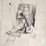 El dibujo subastado por Sala de Ventas y procedente del álbum Bosch i Catarineu
