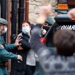 Momento de la detención de Ekhine Eizaguirre en la localidad de Zarauz (Guipúzcoa), como responsable de un antiguo zulo de explosivos de ETA