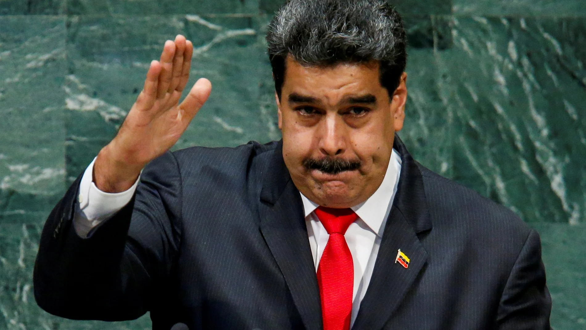 El chavista Nicolás Maduro en la ONU en 2018
