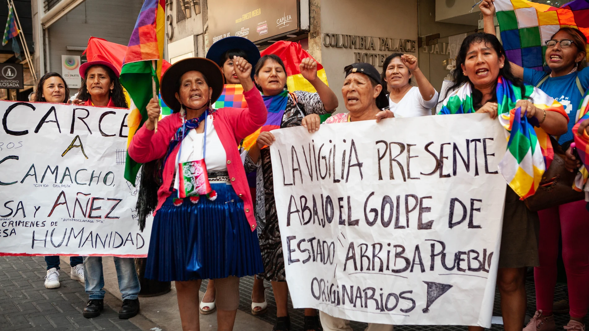 Simpatizantes del expresidente de Bolivia Evo Morales. (Foto de ARCHIVO)17/12/2019