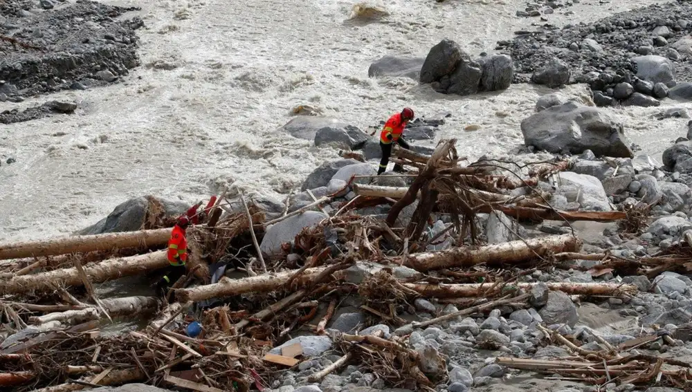 Operaciones de limpieza en los Alpes Marítimos