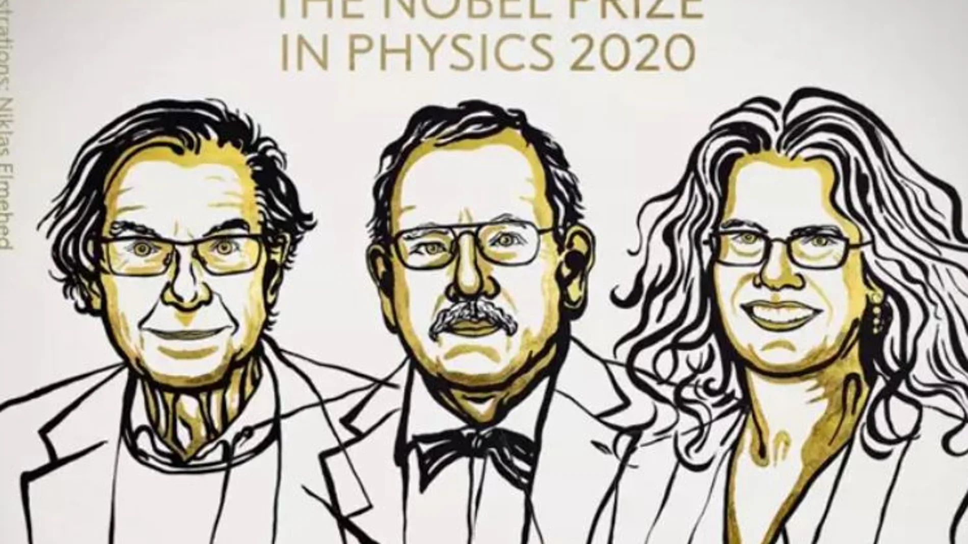 Ganadores del Nobel de Física 2020 - NOBEL PRIZE/NIKLAS ELMEHECD