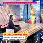 Un instante de la entrevista a López Miras en Espejo PúblicoEUROPA PRESS06/10/2020