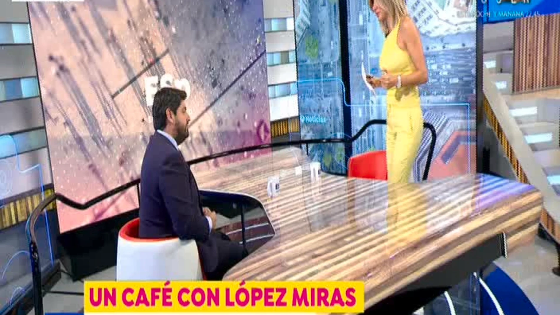 Un instante de la entrevista a López Miras en Espejo PúblicoEUROPA PRESS06/10/2020