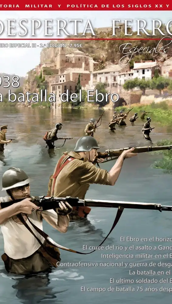 Portada de la revista de Desperta Ferro dedicada a la Batalla del Ebro