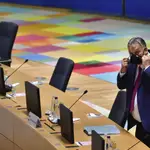 El primer ministro húngaro, Viktor Orban, durante el pasado Consejo Europeo en Bruselas