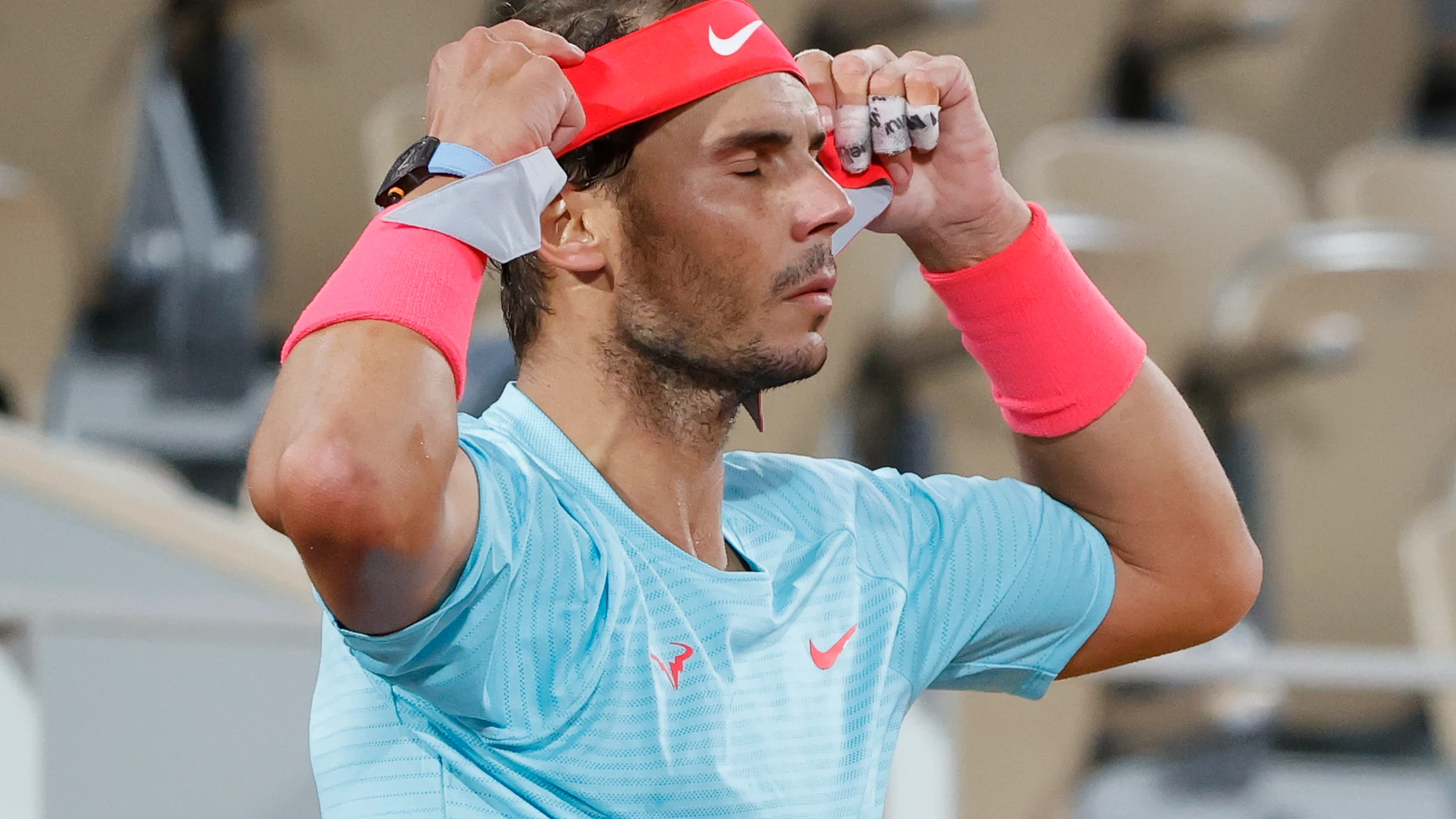 Nadal jugó su mejor partido en París en los cuartos de final ante el joven italiano Jannik Sinner, duelo que acabó a la 1:30 de la mañana