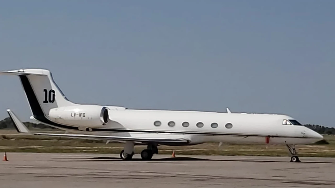 Así es el lujoso avión privado de Messi