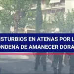 Disturbios policiales por la condena de Amanecer Dorado como organización criminal