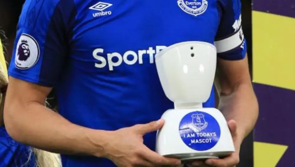 La mascota virtual del Everton