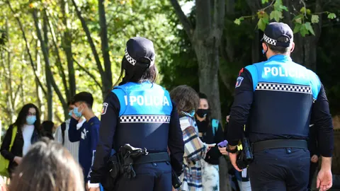 Agentes de la Policía Local de Palencia