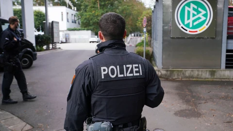 Agentes de la policía alemana en una foto de archivo