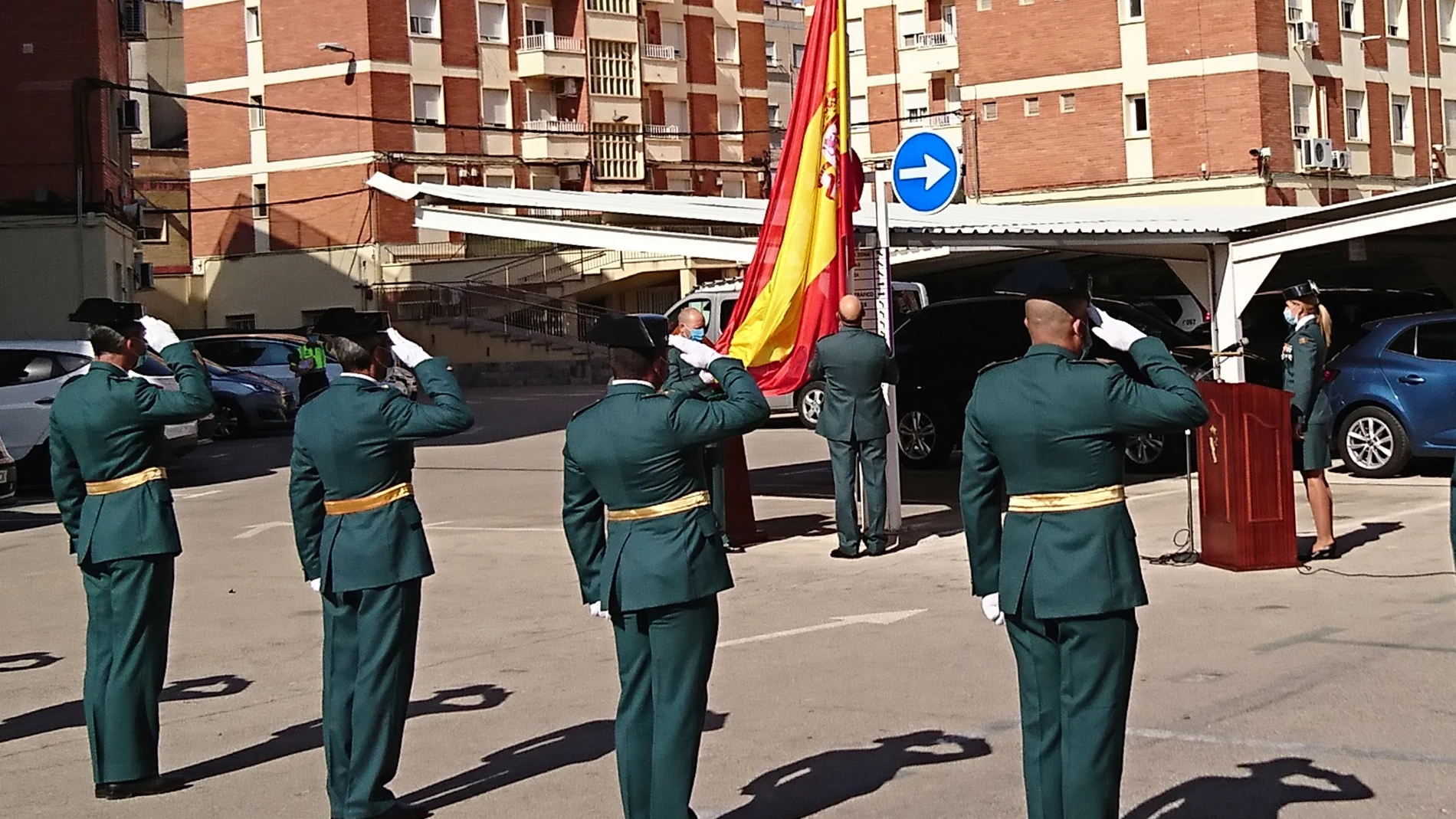 La Guardia Civil celebra un simbólico acto para homenajear a su patrona, la Virgen del Pilar