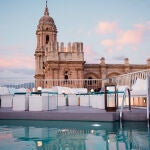 Vistas de la terraza del Hotel Molina Lario de Málaga
