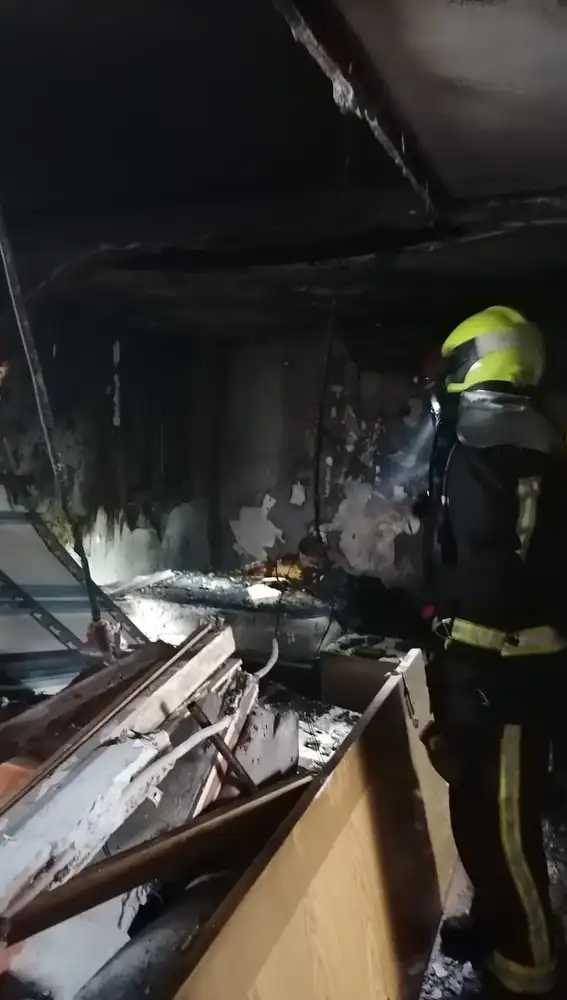 Explosión en una vivienda de la Calle Alameda,1 en Soria con una persona herida