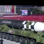 El nuevo misil balístico intercontinental de Corea del Norte presentado el 10 de octubre