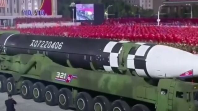 Nuevo misil intercontintental presentado este sábado por Corea del Norte