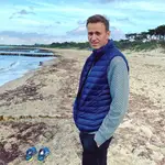 El opositor ruso Alexei Navolni en una playa sin precisar