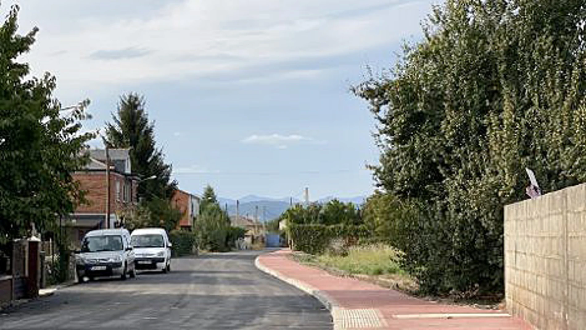 Acondicionamiento de carretera en Ponferrada (León)