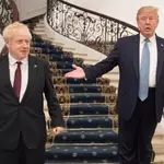 Reunión bilateral entre Boris Johnson y Donald Trump en la cumbre del G-7 celebrada en Biarritz en 2019
